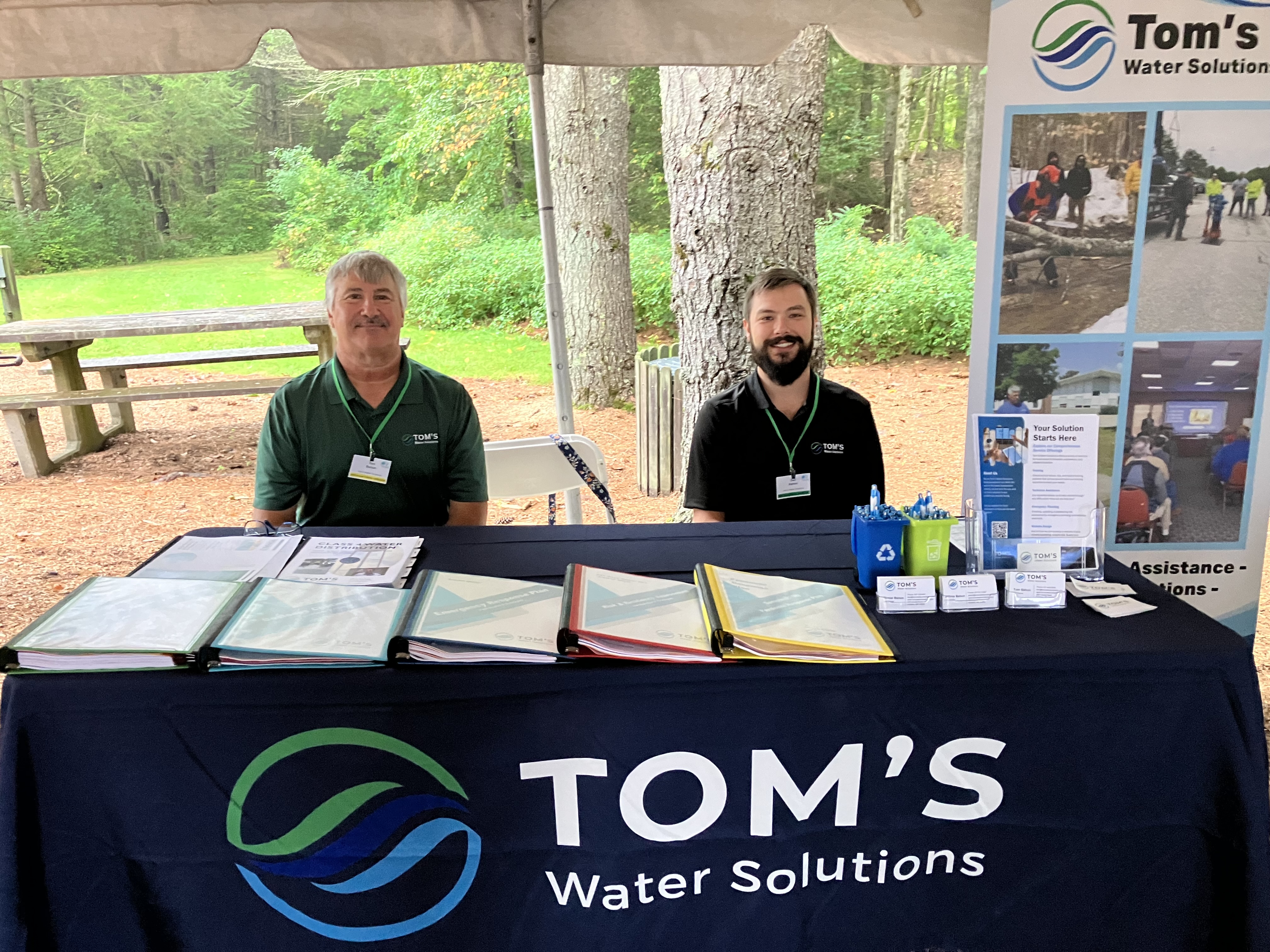 Tom's Water Solutions booth